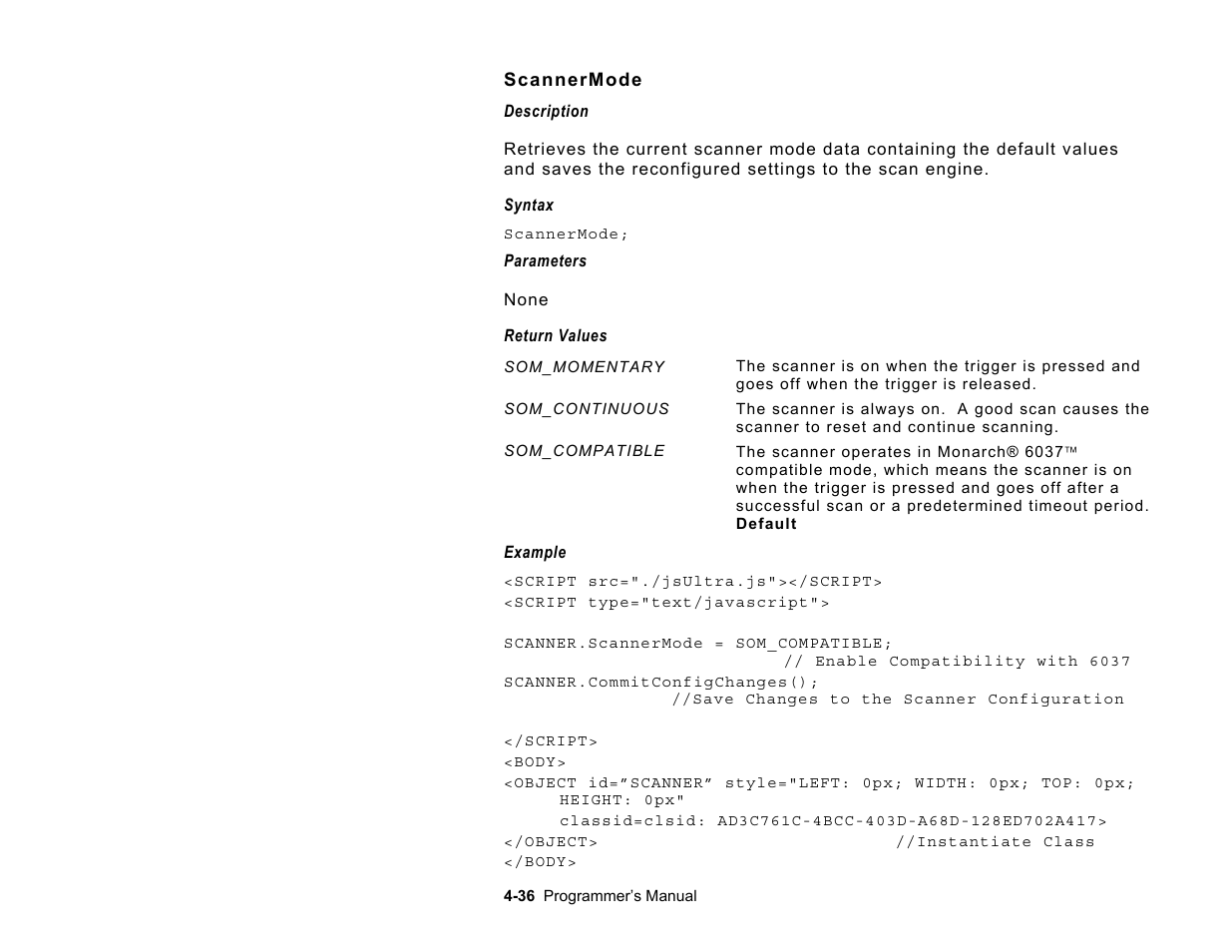 Avery Dennison Platinum 6039 JavaScript User Manual | Page 74 / 94