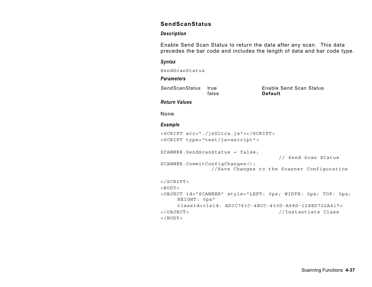 Avery Dennison Platinum 6039 JavaScript User Manual | Page 75 / 94