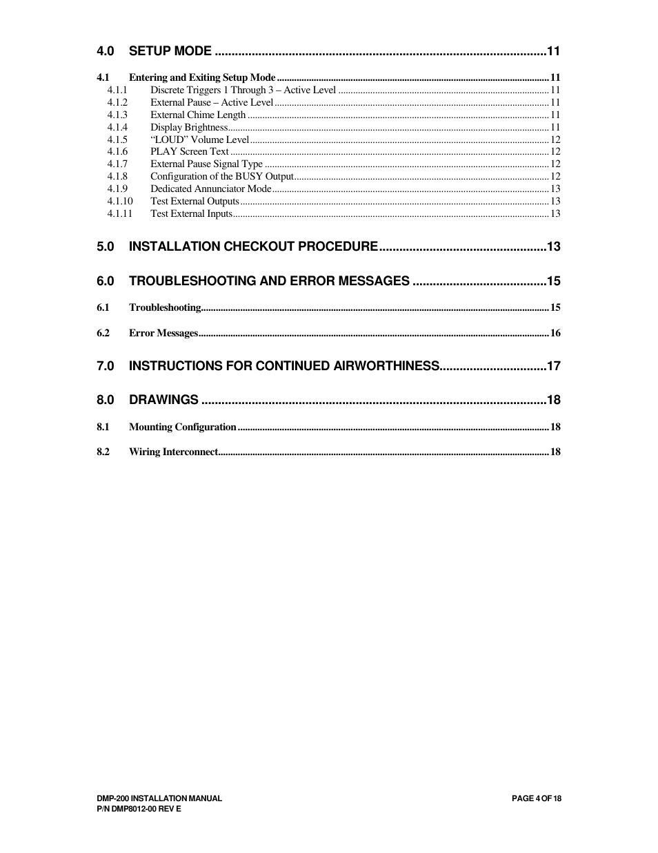 Avionics Innovations DMP-200 (MP3 Player) Installation Manual User Manual | Page 4 / 20