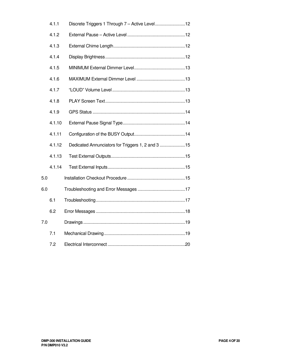 Avionics Innovations DMP-300 (MP3 Player) Installation Manual User Manual | Page 4 / 20