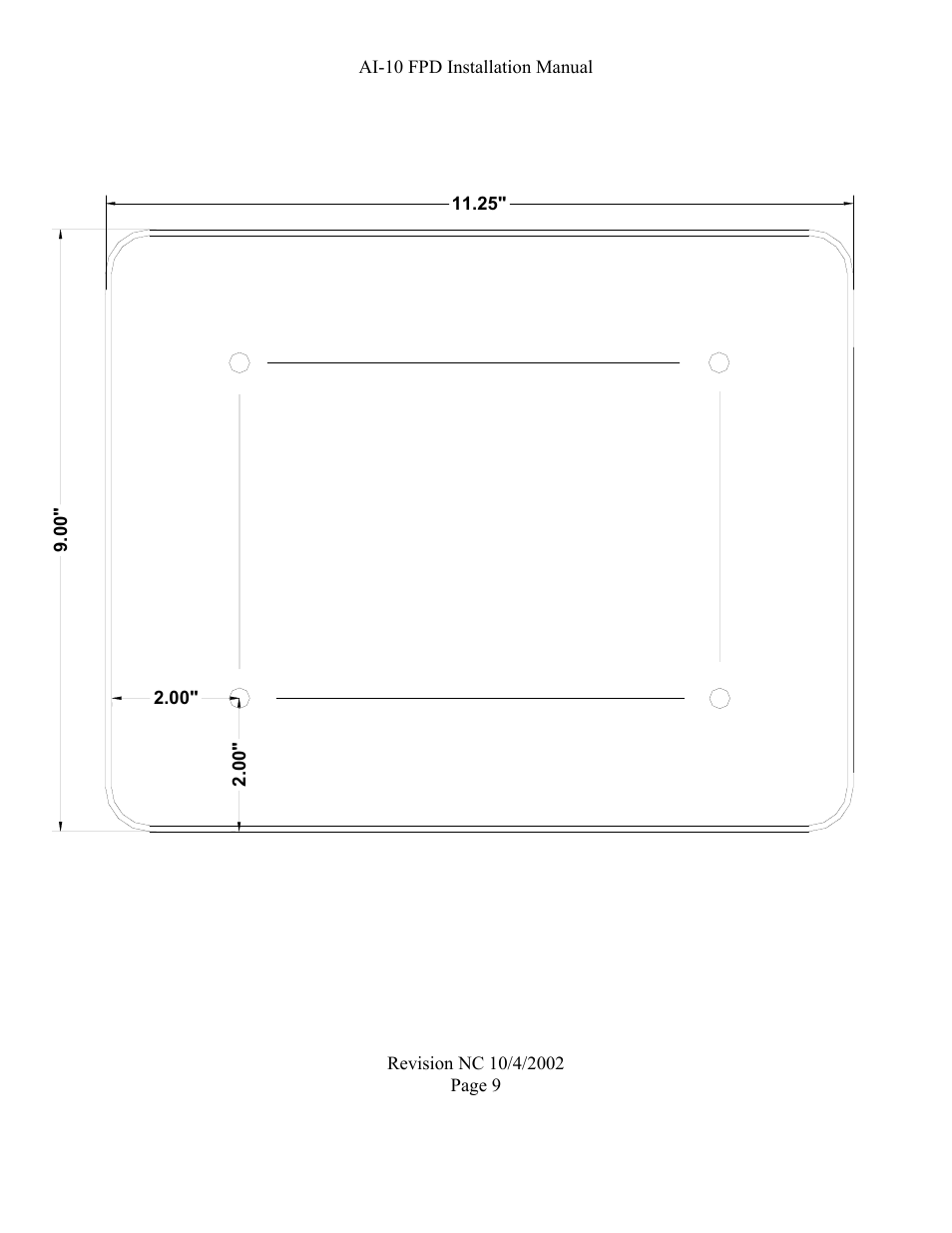 Ai-10 fpd installation manual | Avionics Innovations FPD 10 (Flat Panel Display) User Manual | Page 10 / 11