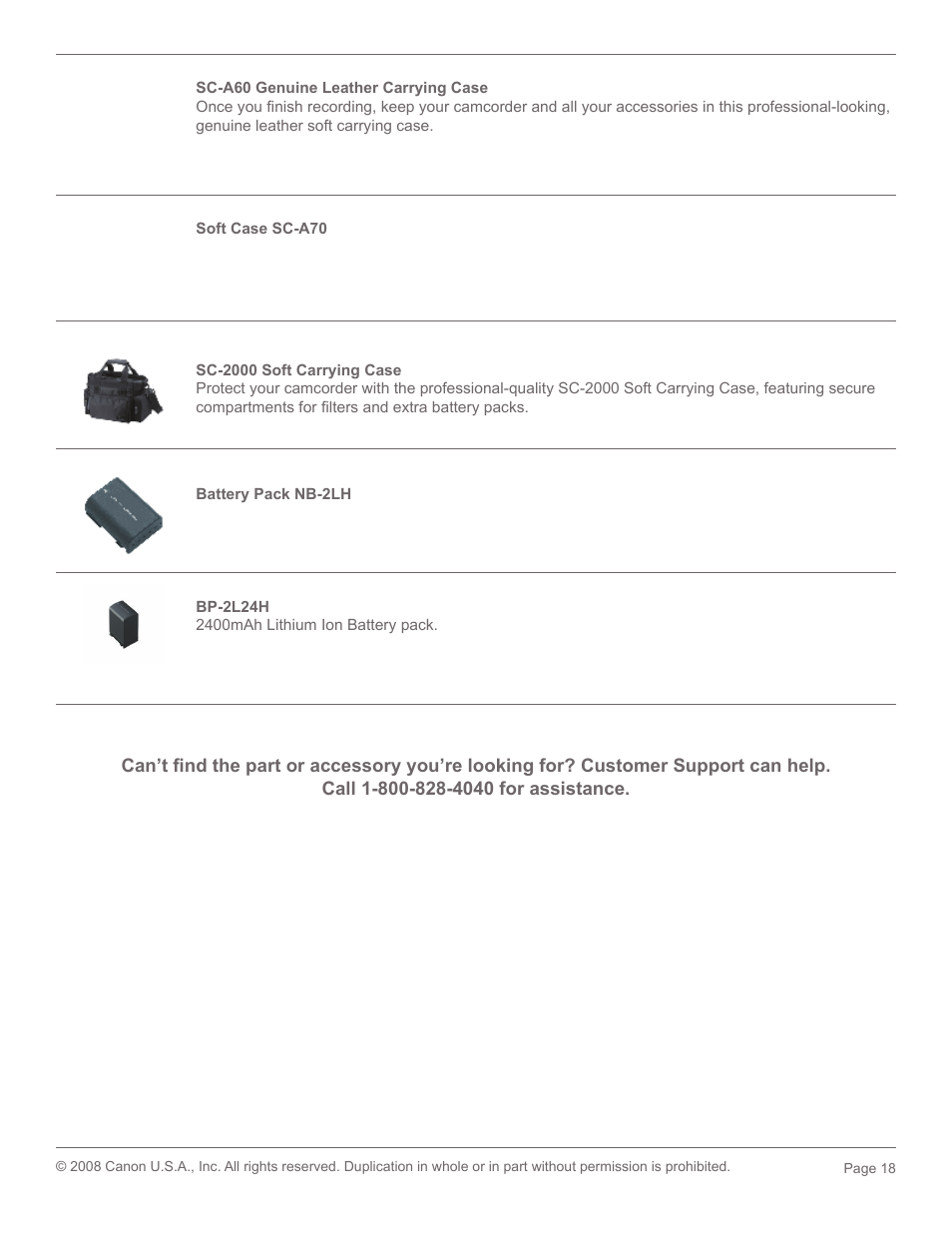 Canon DC 320 User Manual | Page 18 / 19