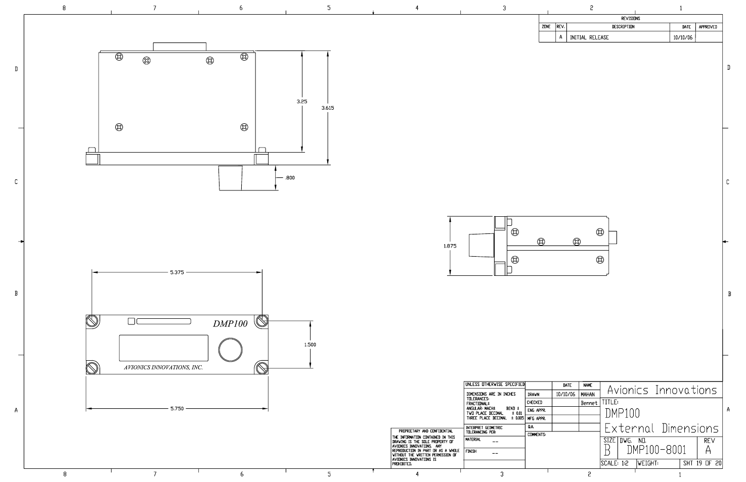 Avionics Innovations DMP-100 (MP3 Player) Installation Manual User Manual | Page 19 / 20