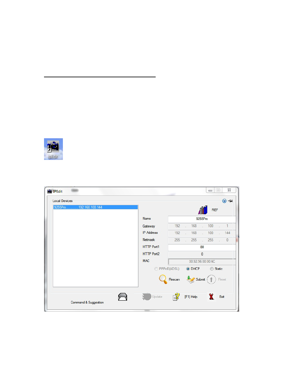 Using ip edit, Sing | Aviosys 9255Pro User Manual | Page 12 / 36
