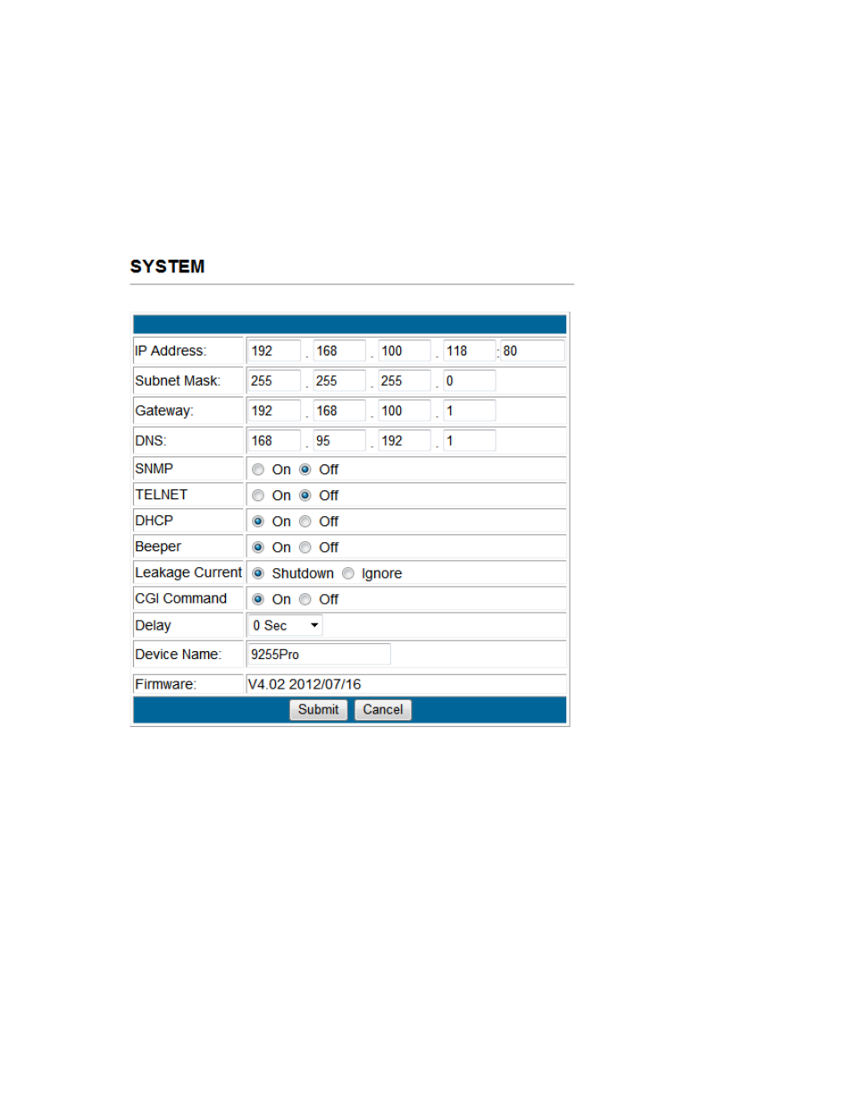 System, Ystem | Aviosys 9255Pro User Manual | Page 24 / 36