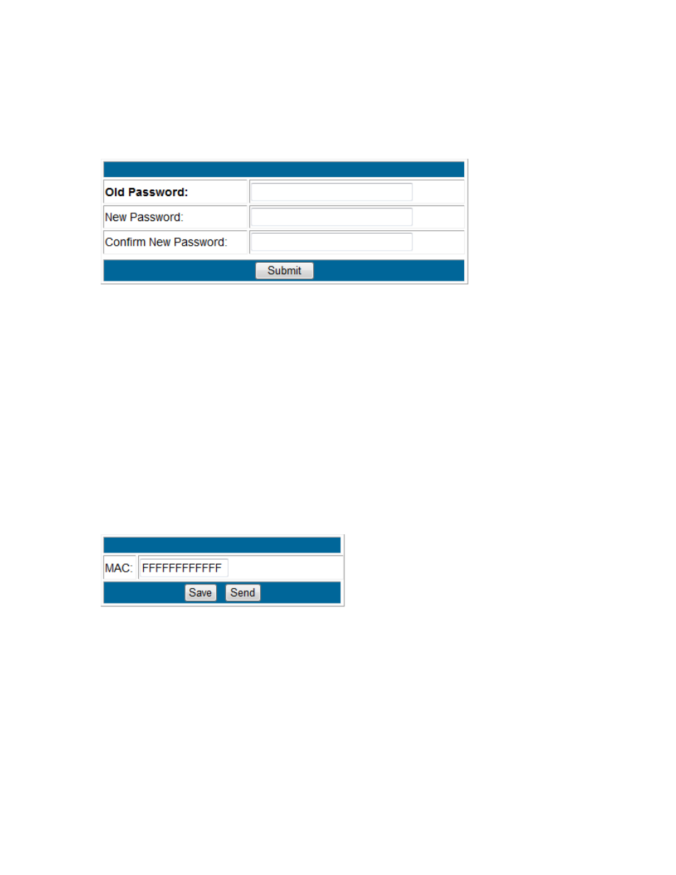 Change password, Wake on lan, Hange | Assword, Ake on | Aviosys 9255Pro User Manual | Page 28 / 36