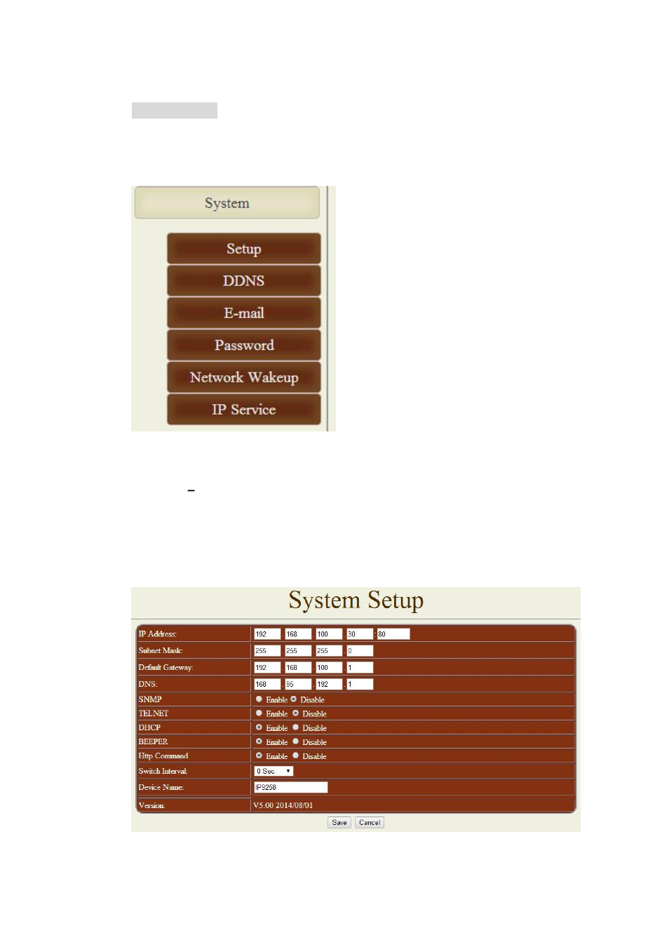 System setting | Aviosys 9258S User Manual | Page 18 / 31