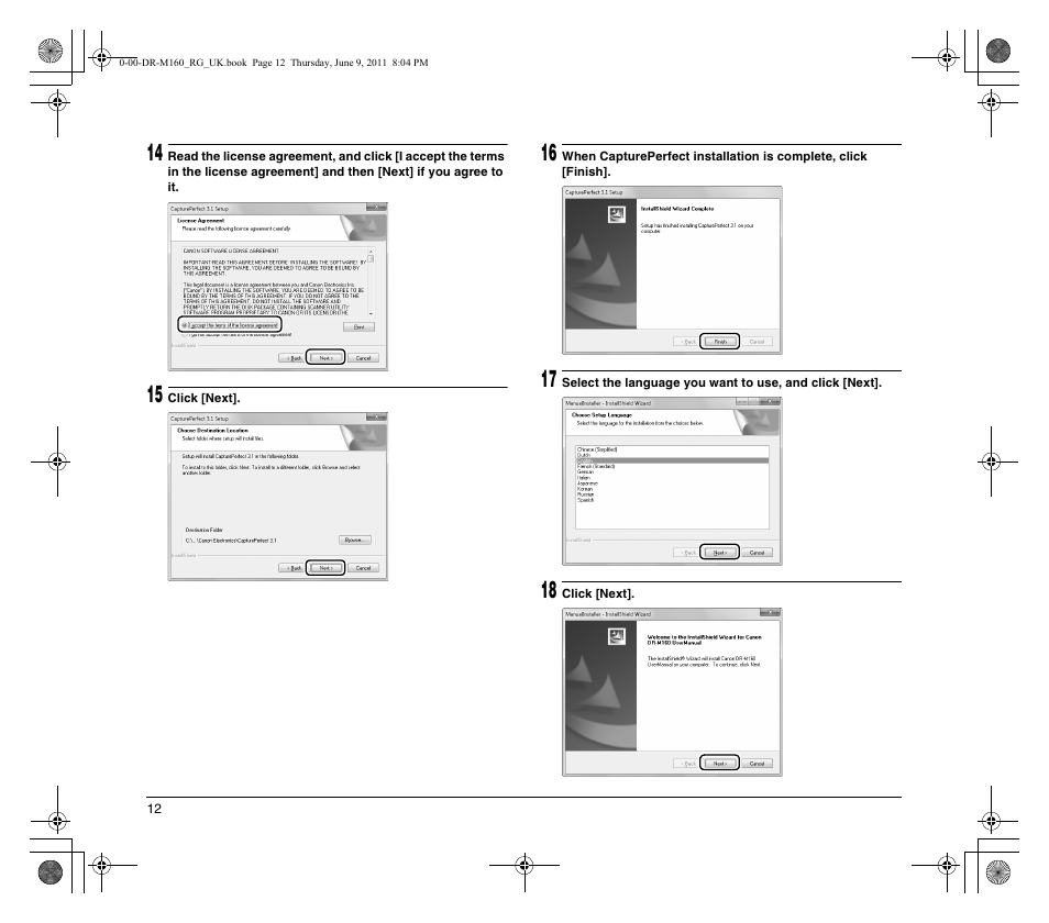 Canon DR-M160 User Manual | Page 12 / 56