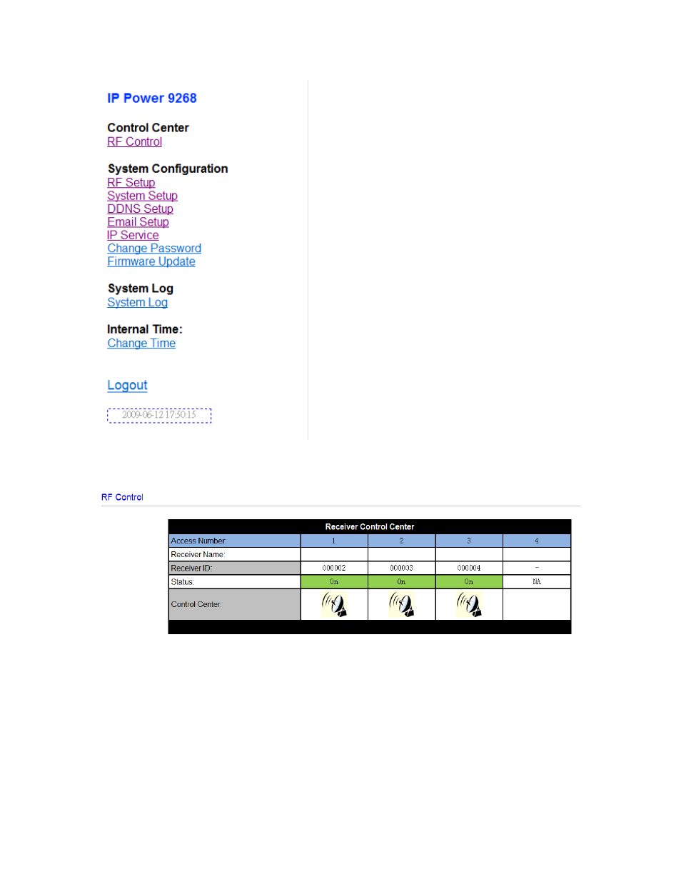 Control center | Aviosys 9268 User Manual | Page 19 / 27