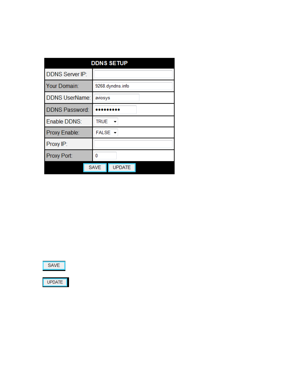 Ddns setup | Aviosys 9268 User Manual | Page 23 / 27