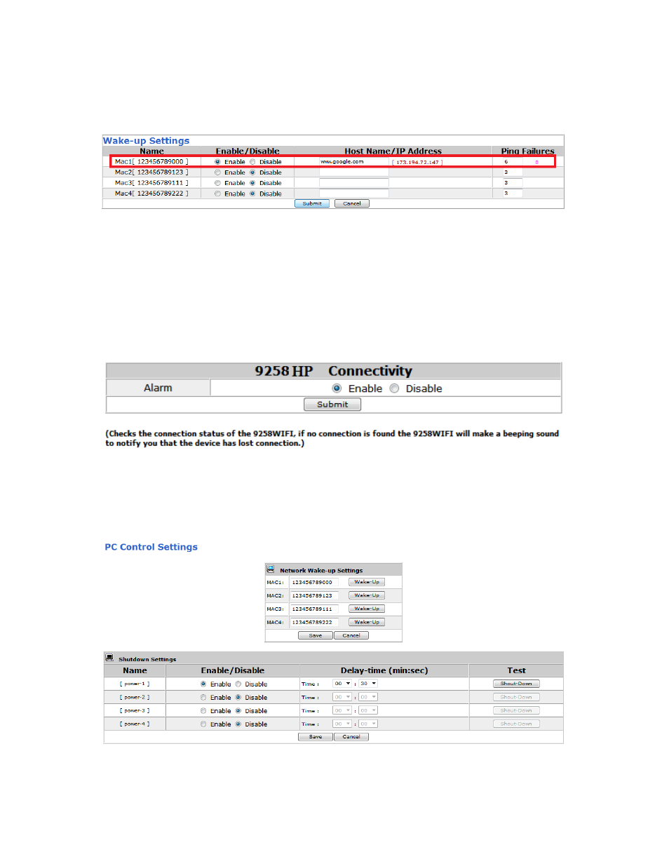 Pc control settings | Aviosys 9258HP User Manual | Page 28 / 52