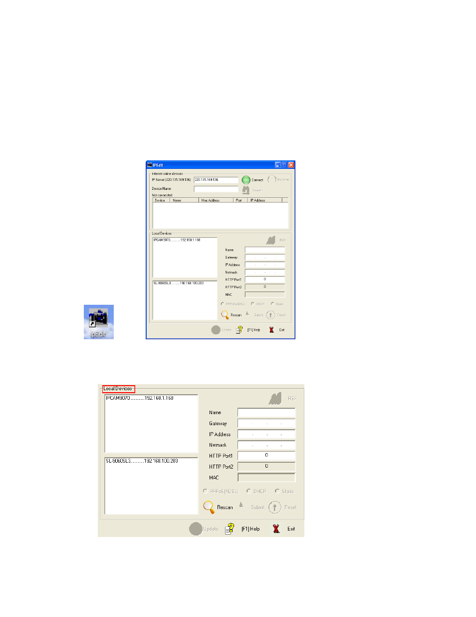 Using ip edit, Sing | Aviosys 9258DS User Manual | Page 13 / 38