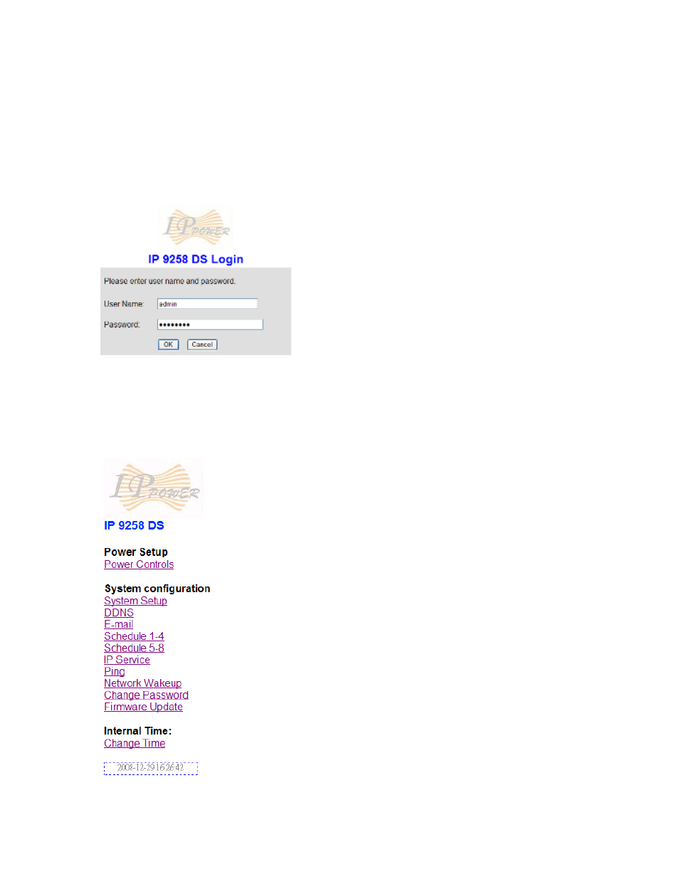 ) web interface, Connection to your device, The control console | Onnection to your, Evice, Ontrol, Onsole | Aviosys 9258DS User Manual | Page 18 / 38