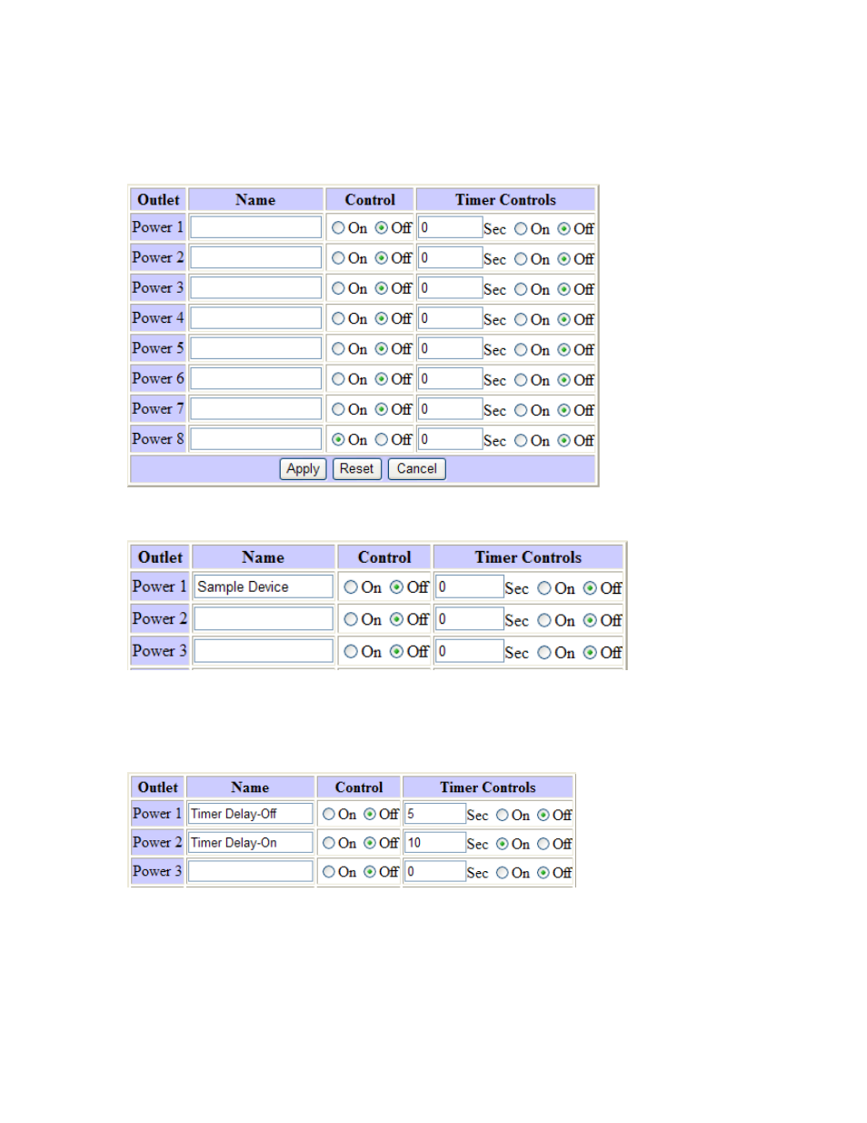 Power setup, Power controls, Ower | Etup | Aviosys 9258DS User Manual | Page 19 / 38