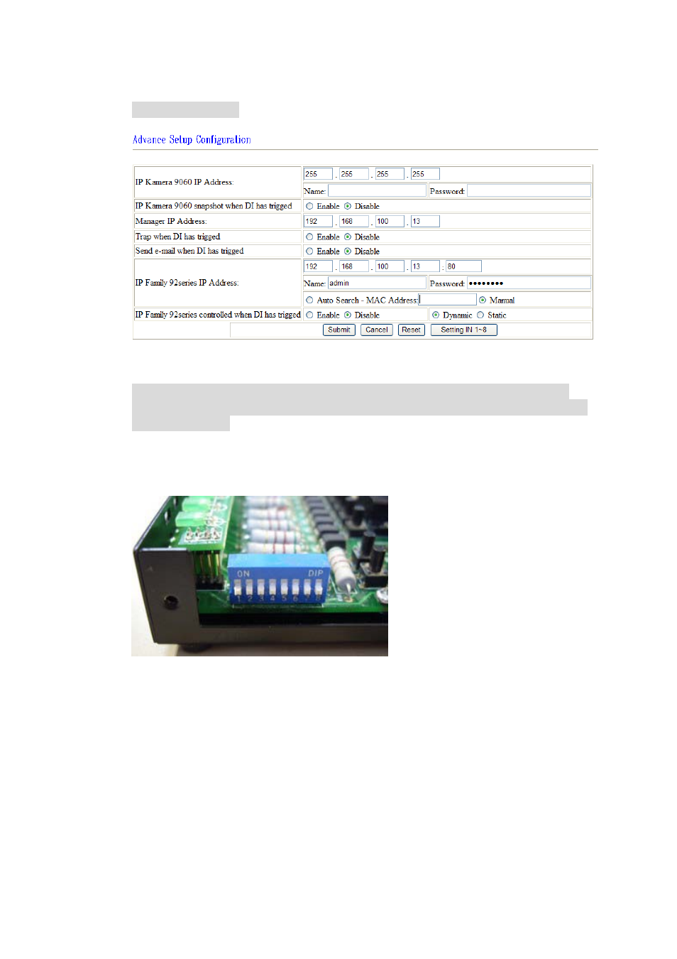 Advanced setup | Aviosys 9212 Delux User Manual | Page 22 / 42