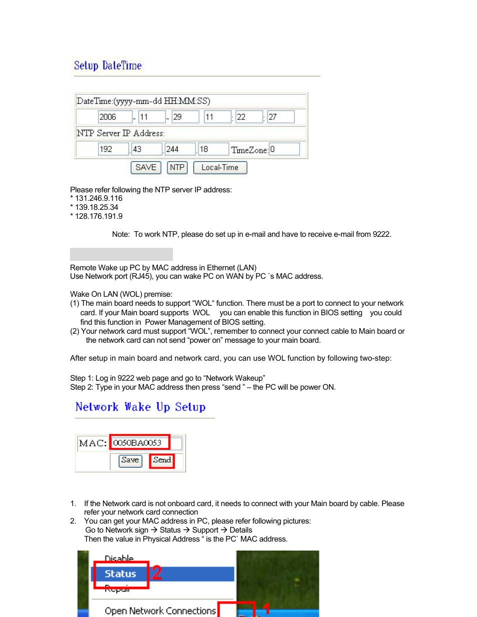 9 network wakeup | Aviosys 9211 User Manual | Page 33 / 46