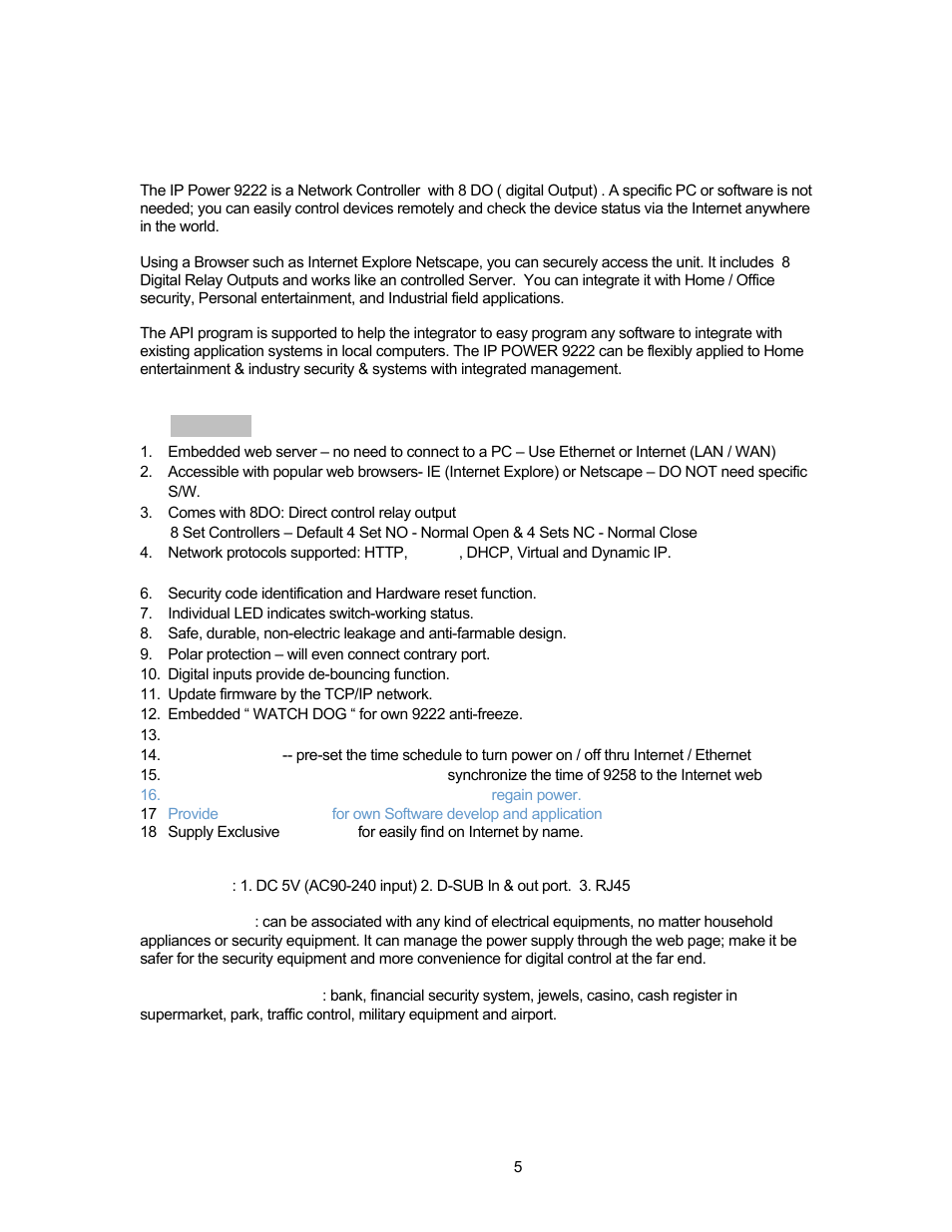 Introduction | Aviosys 9211 User Manual | Page 5 / 46