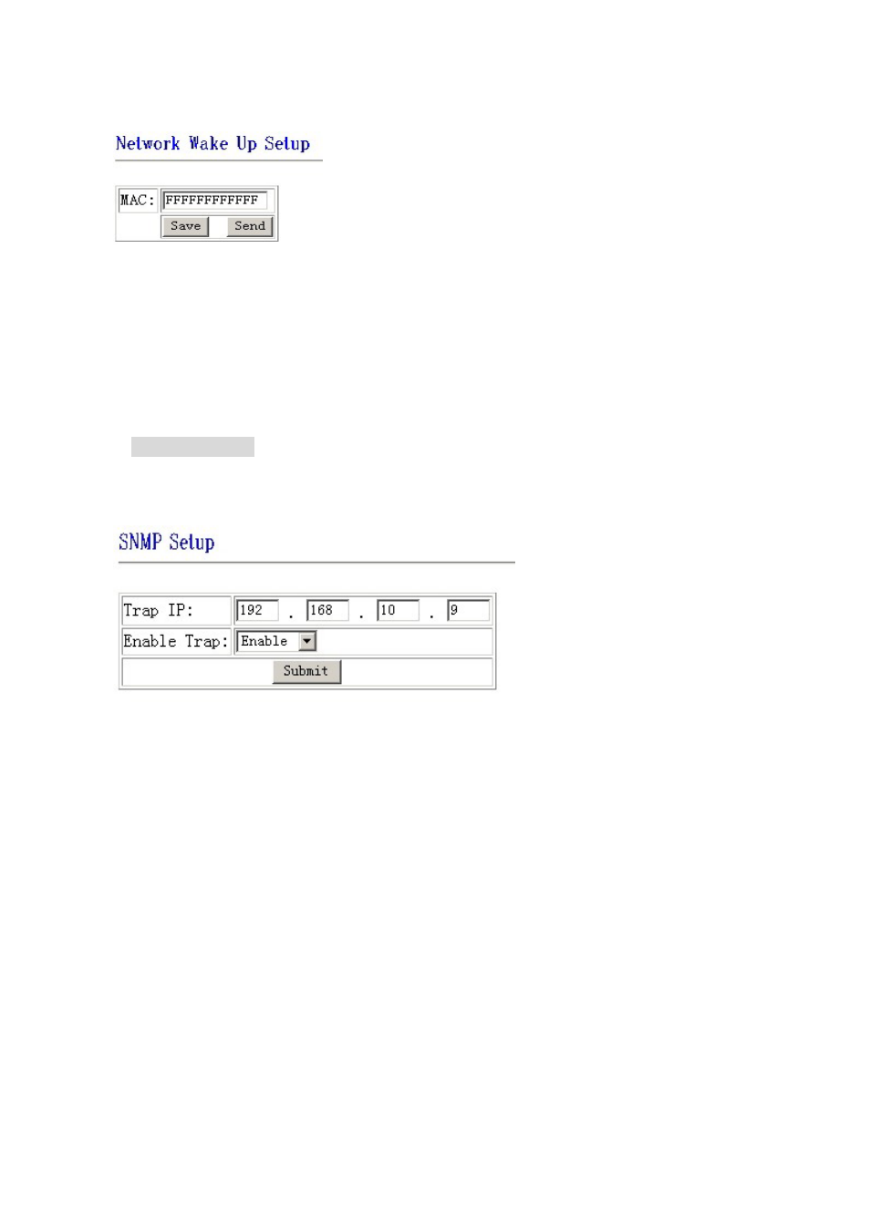 Snmp settings | Aviosys 9216 User Manual | Page 17 / 21