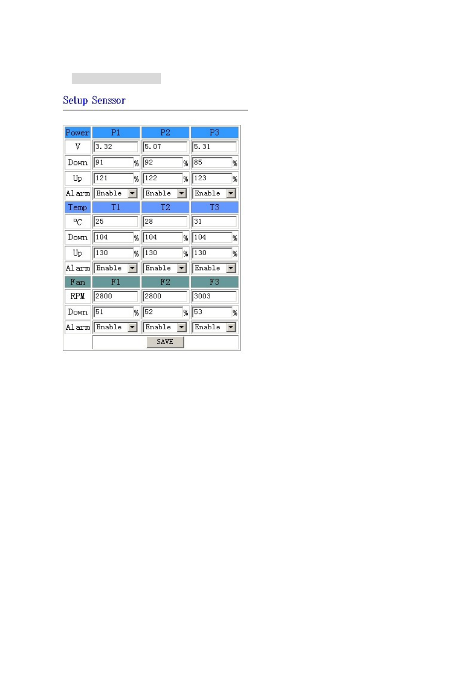 Monitoring settings | Aviosys 9216 User Manual | Page 19 / 21