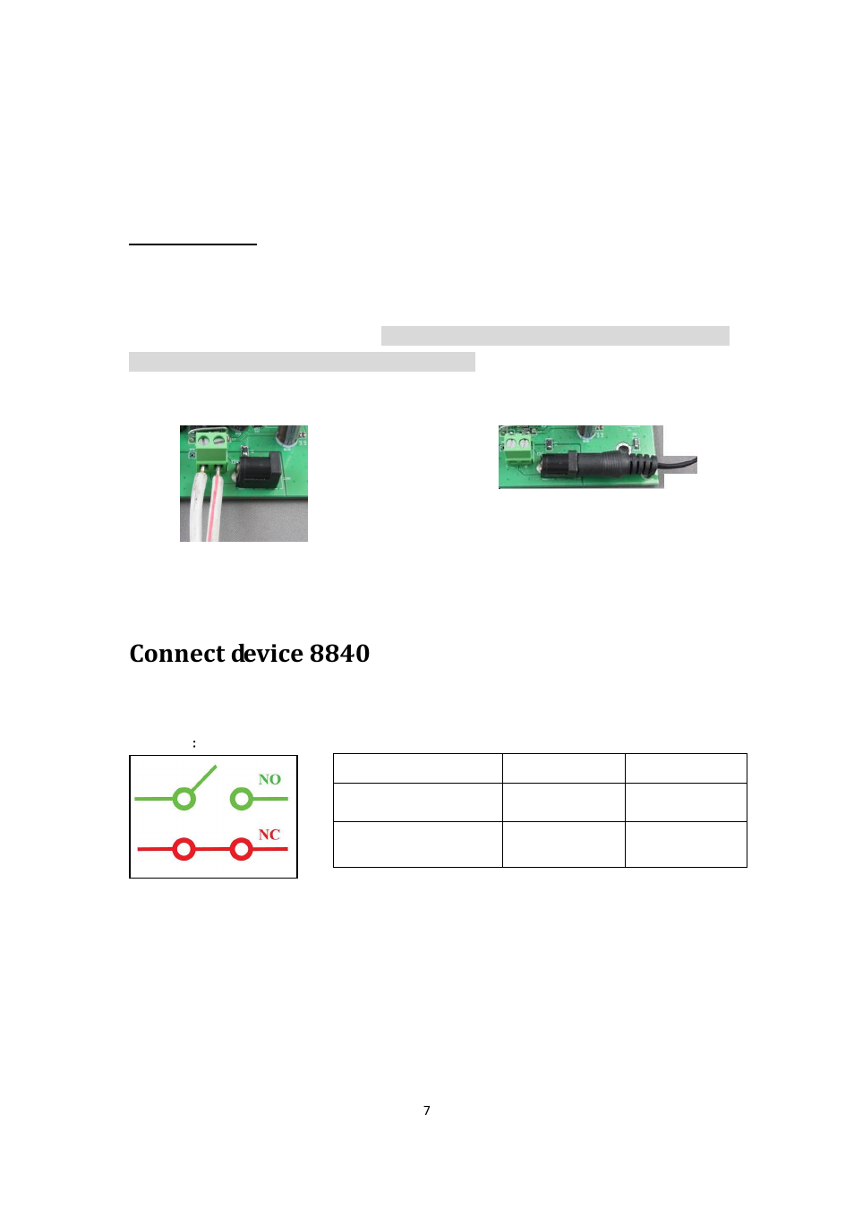 Installation, Hardware, Connect device 8840 | Aviosys 8840 Manual User Manual | Page 7 / 16