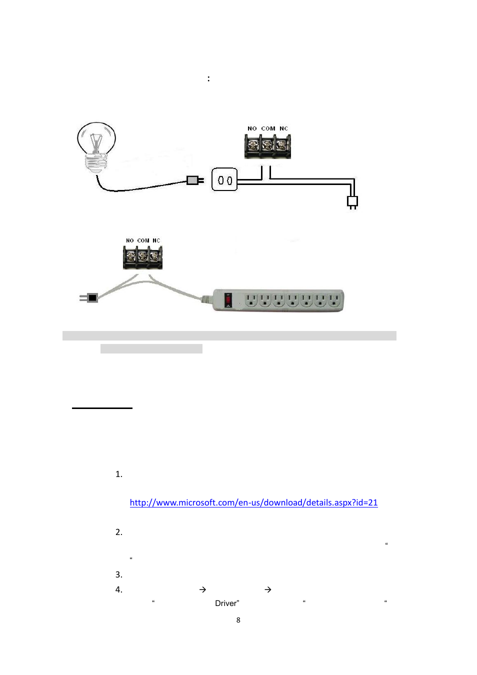To control the device power, Software, Installation procedure | Aviosys 8840 Manual User Manual | Page 8 / 16