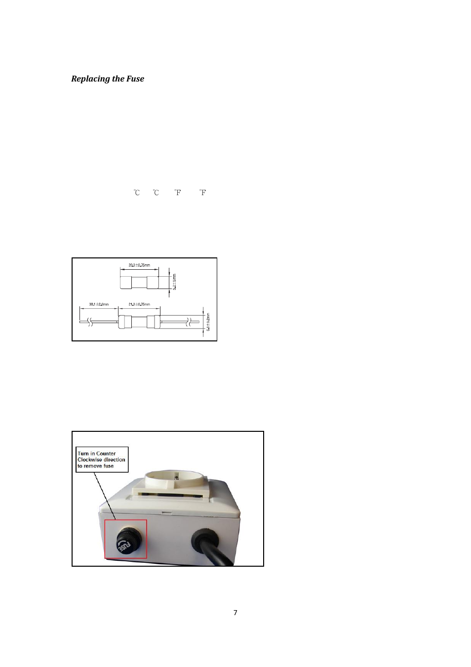 Replacing the fuse | Aviosys 8800 User Manual | Page 7 / 19