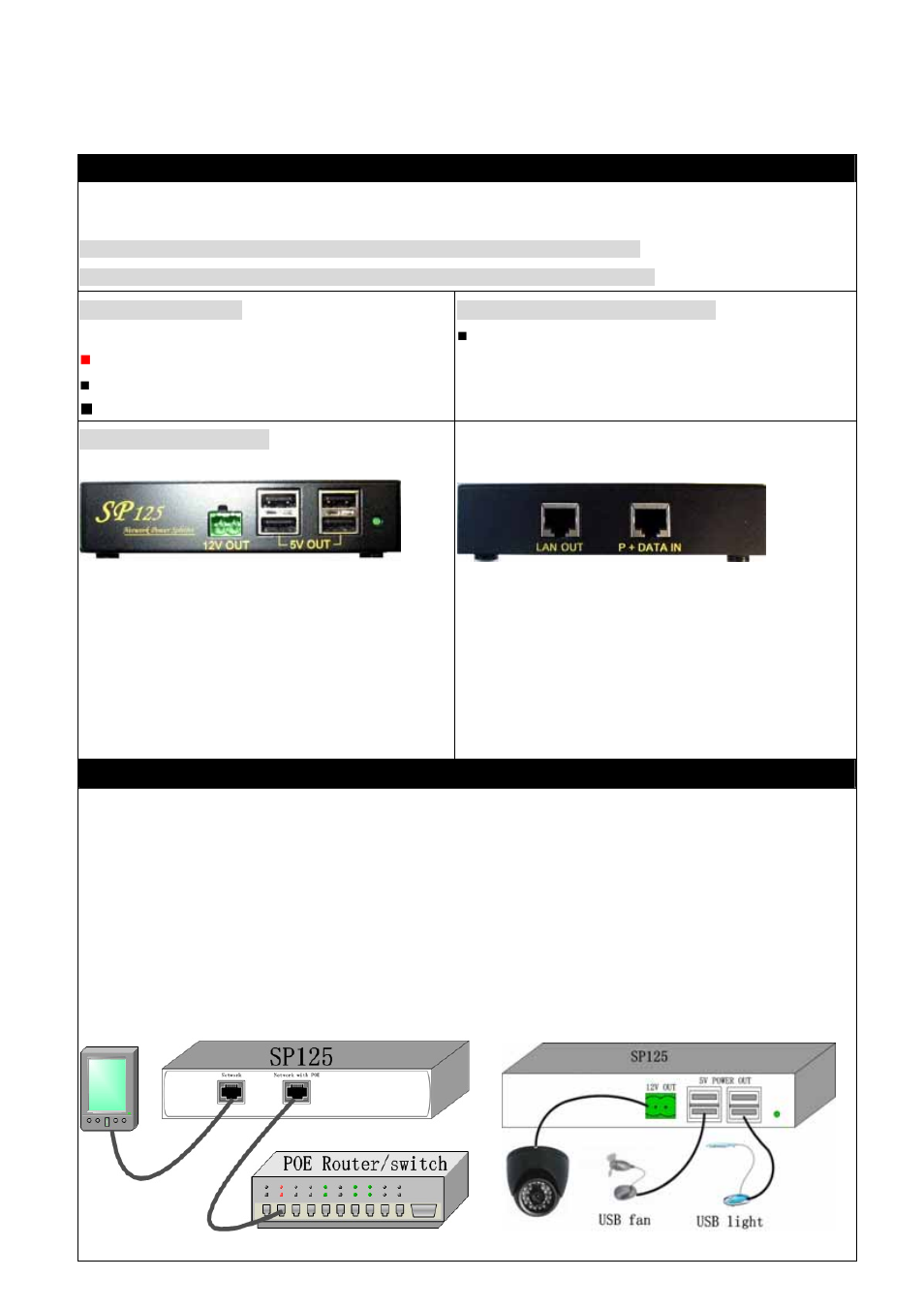Aviosys SP-125 User Manual | 2 pages