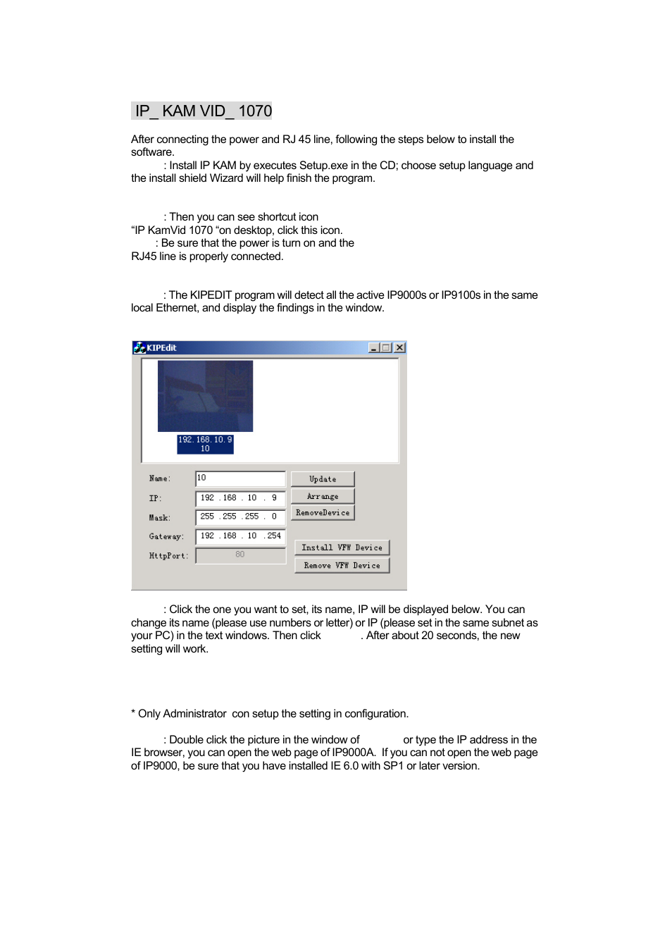 Ip_ kam vid_ 1070 | Aviosys 9100B User Manual | Page 11 / 30