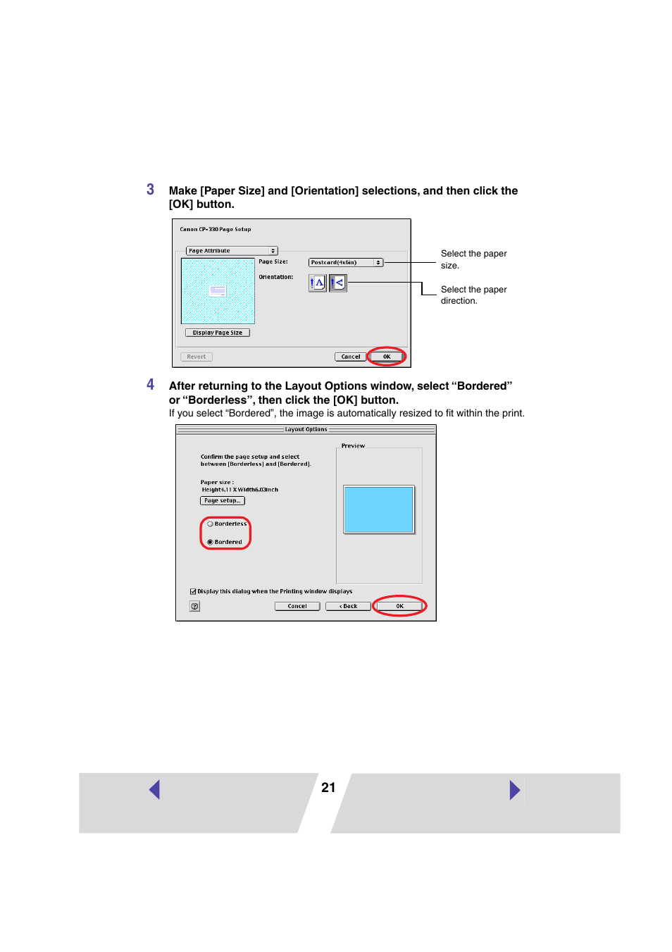 Canon CP-330 User Manual | Page 21 / 64