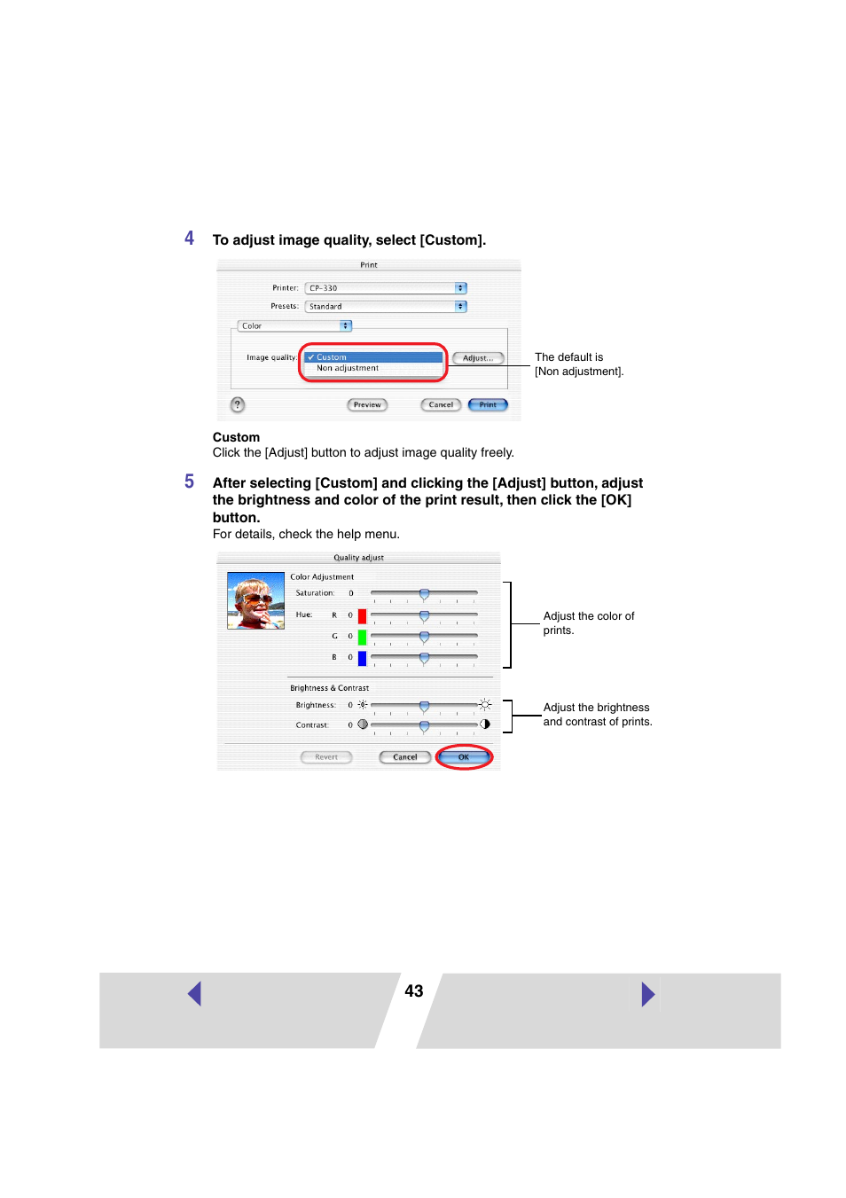 Canon CP-330 User Manual | Page 43 / 64