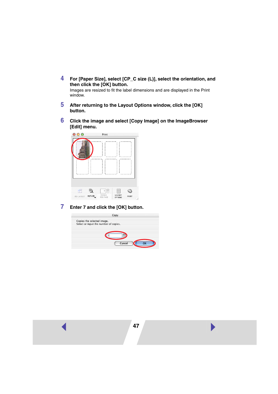 Canon CP-330 User Manual | Page 47 / 64