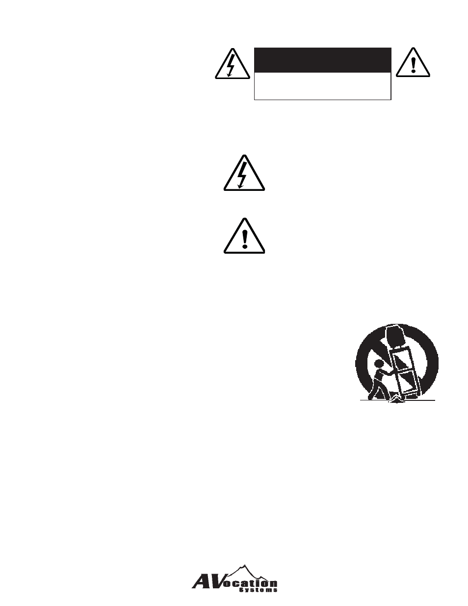 Safety instructions, Caution | AVocation Systems HX-0808HA/8 User Manual | Page 3 / 31