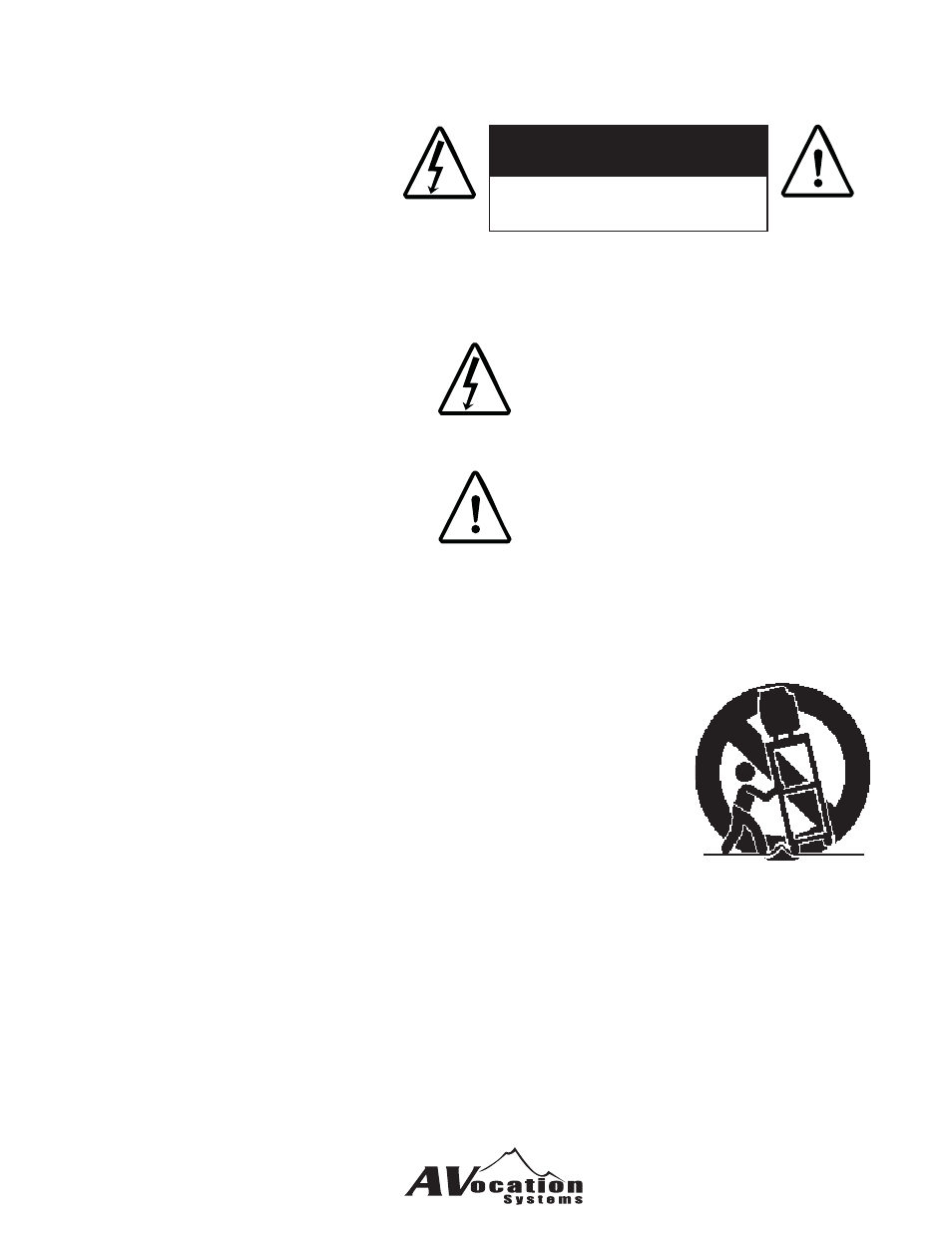 Safety instructions, Caution | AVocation Systems MX-0404NAD/R User Manual | Page 3 / 24