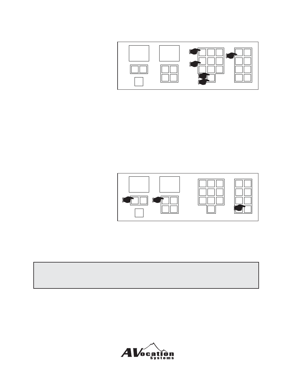 Switching sources using the front panel | AVocation Systems MX-0404NAD/R User Manual | Page 6 / 24
