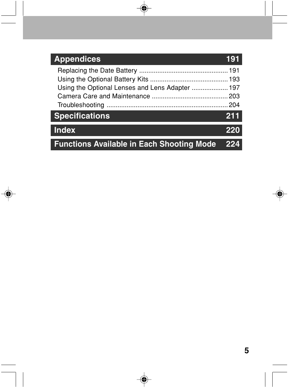 Canon A70 User Manual | Page 10 / 231