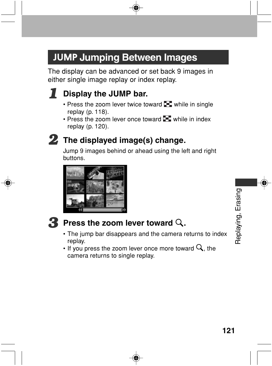 Jumping between images | Canon A70 User Manual | Page 126 / 231