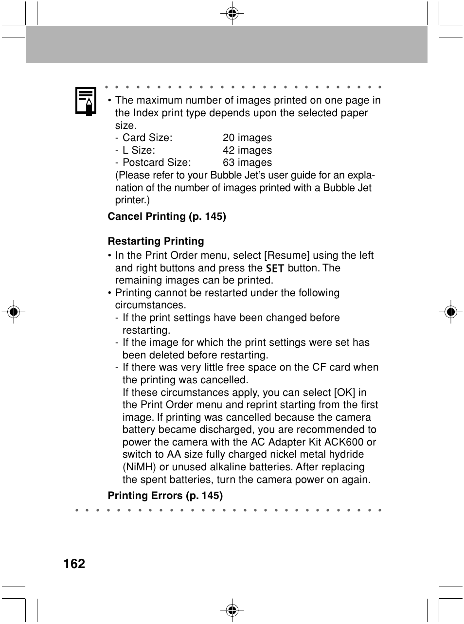 Canon A70 User Manual | Page 167 / 231