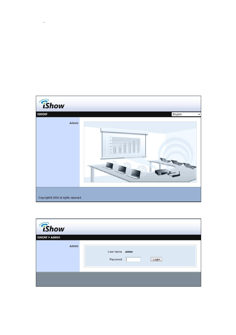 4 web management | Awind iShow / DHP-2010C User Manual | Page 17 / 25