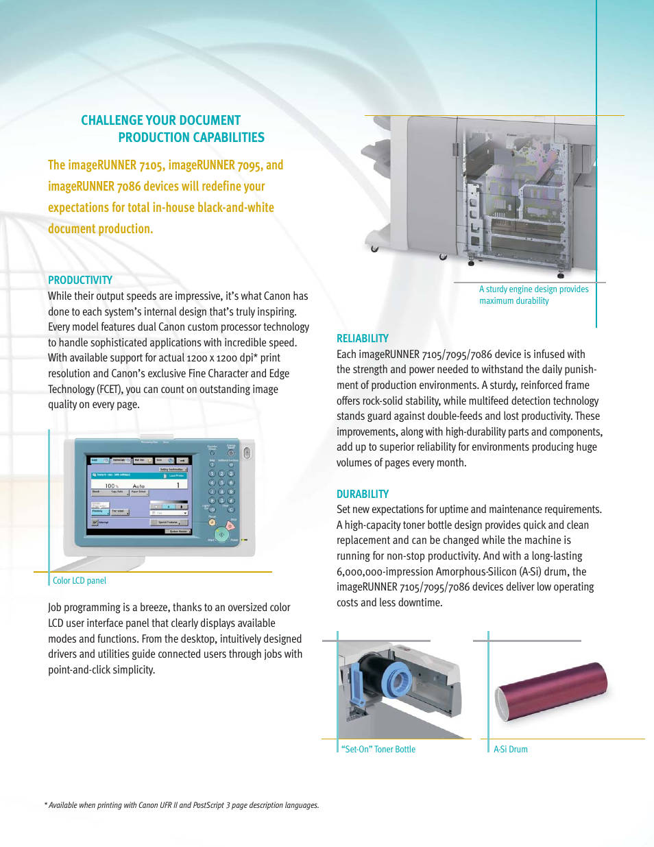 Canon IMAGERUNNER 7086 User Manual | Page 3 / 14