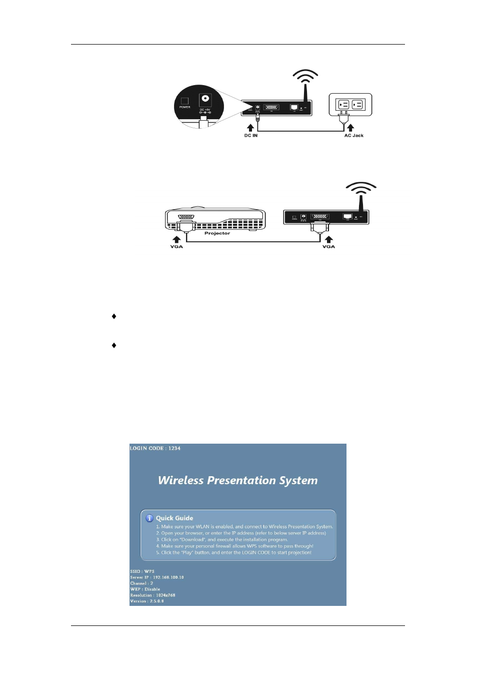 Setup | Awind WPS-710 Quick Install Guide User Manual | Page 3 / 6