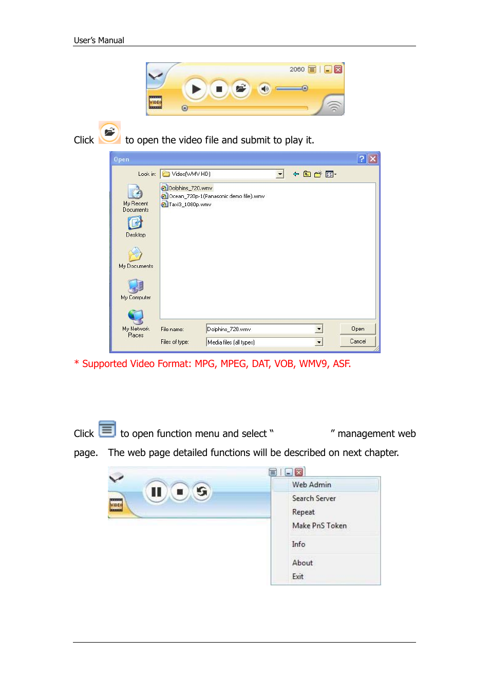 6 open admin web page | Awind WPS-720 User's Manual User Manual | Page 12 / 30