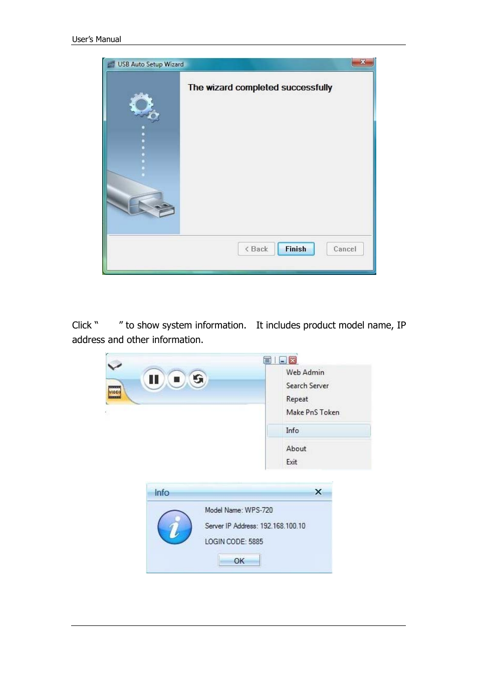 10 system information | Awind WPS-720 User's Manual User Manual | Page 16 / 30