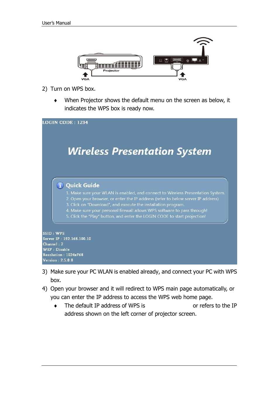 Awind WPS-720 User's Manual User Manual | Page 5 / 30