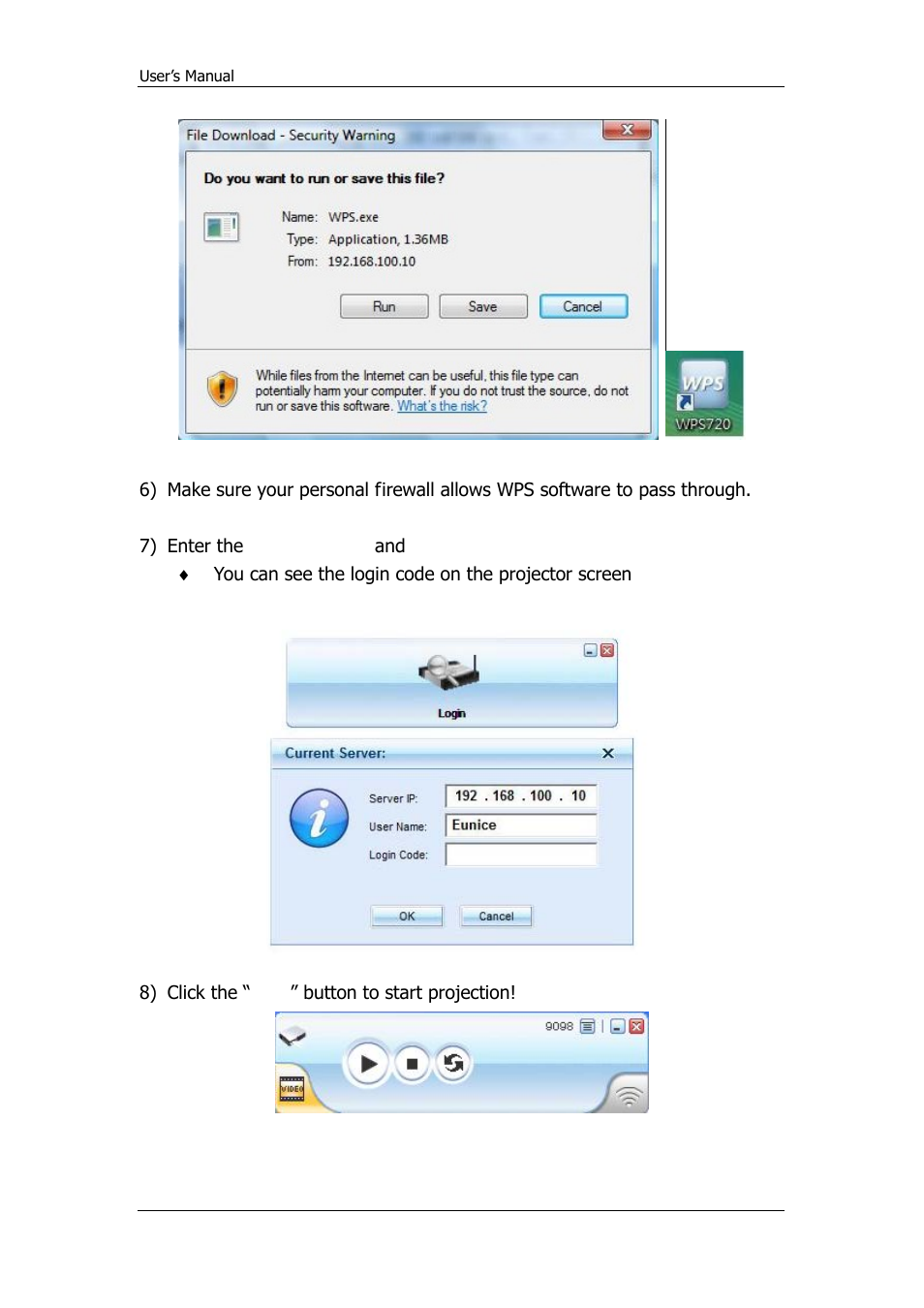 Awind WPS-720 User's Manual User Manual | Page 7 / 30