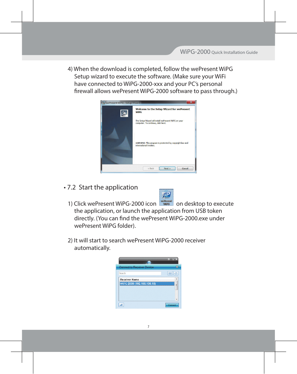 Awind wePresent WiPG-2000 Quick Install Guide User Manual | Page 9 / 23