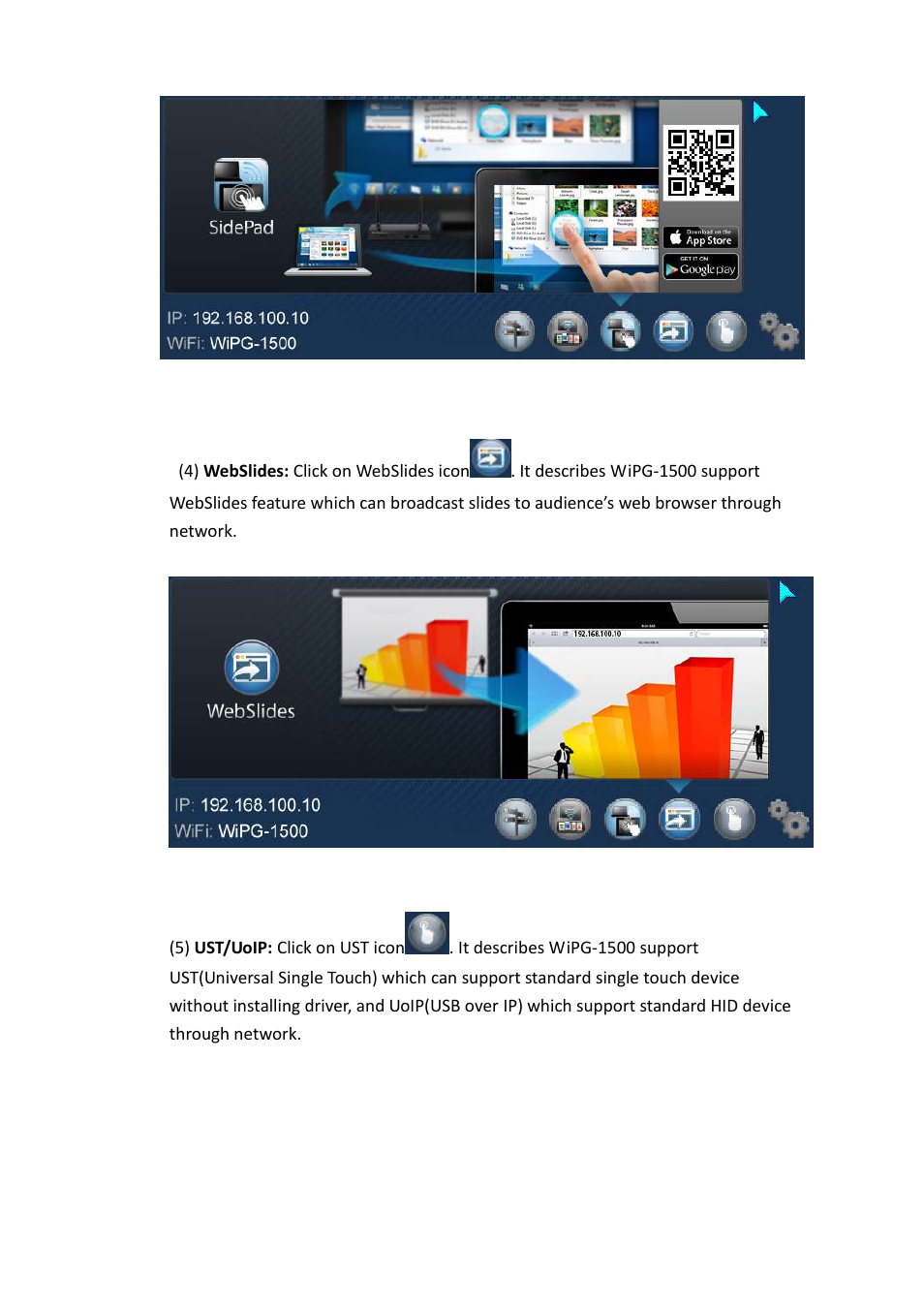 Awind wePresent WiPG-1500 User's Manual User Manual | Page 15 / 68