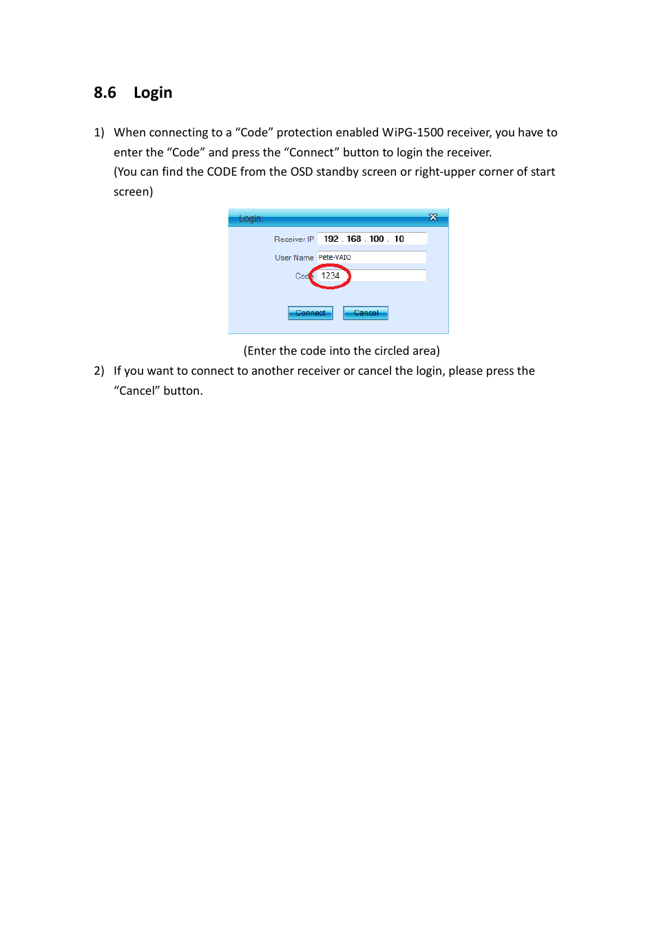 6 login | Awind wePresent WiPG-1500 User's Manual User Manual | Page 26 / 68