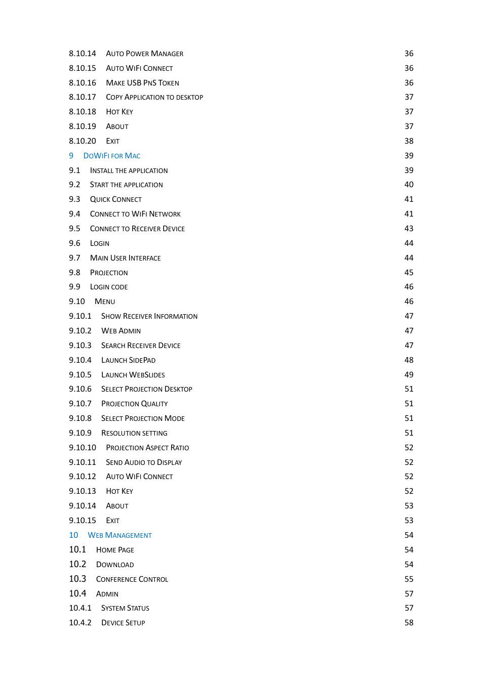 Awind wePresent WiPG-1500 User's Manual User Manual | Page 3 / 68
