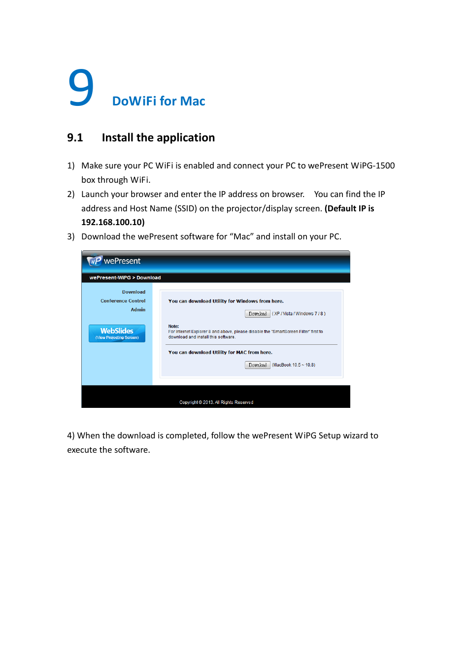 Awind wePresent WiPG-1500 User's Manual User Manual | Page 39 / 68