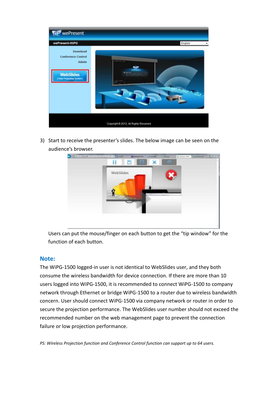 Awind wePresent WiPG-1500 User's Manual User Manual | Page 50 / 68
